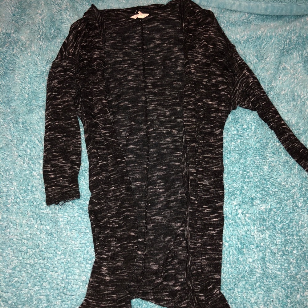 Black cardigan
